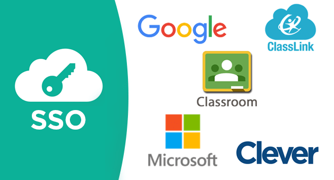 Single Sign On with Google, Microsoft, ClassLink, and Clever