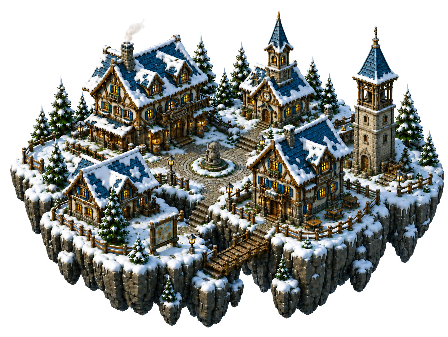 Black Diamond Village island