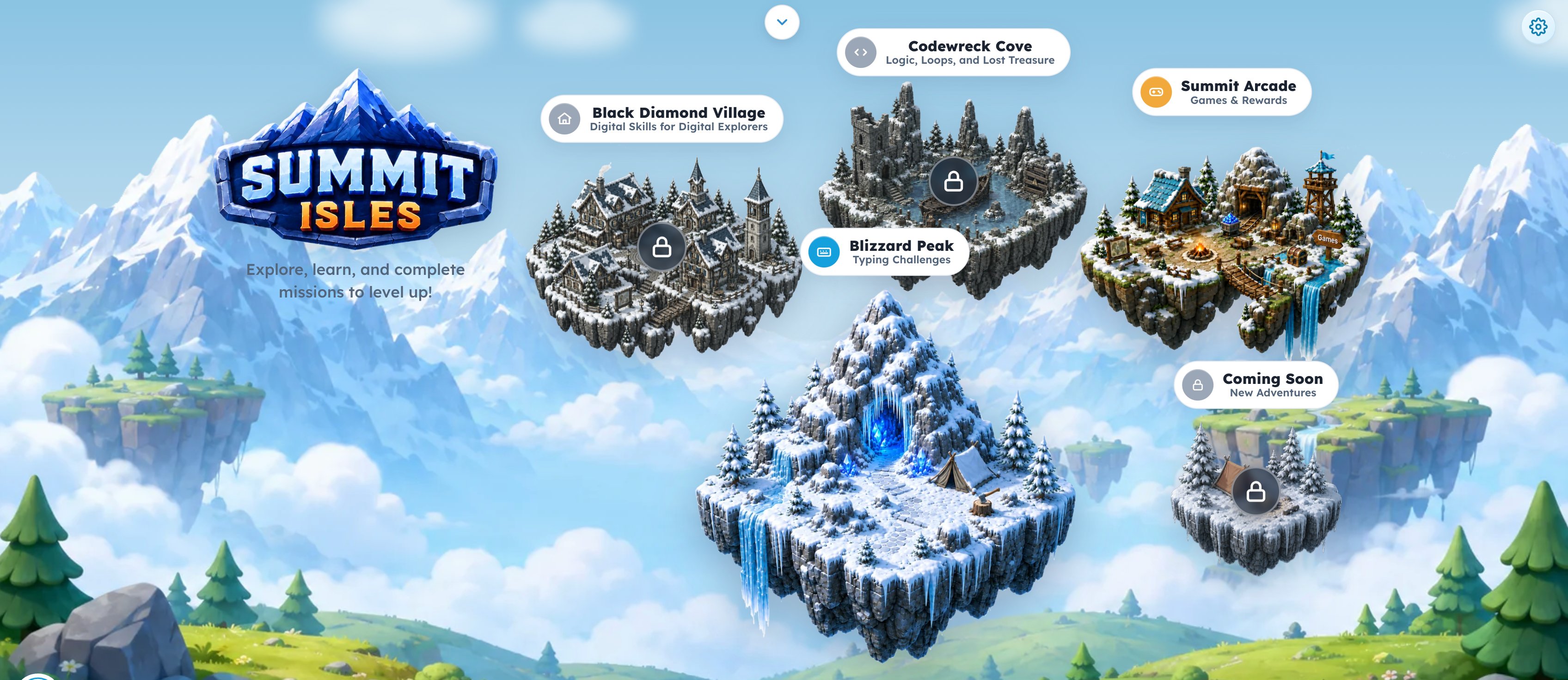 Summit Isles World Map