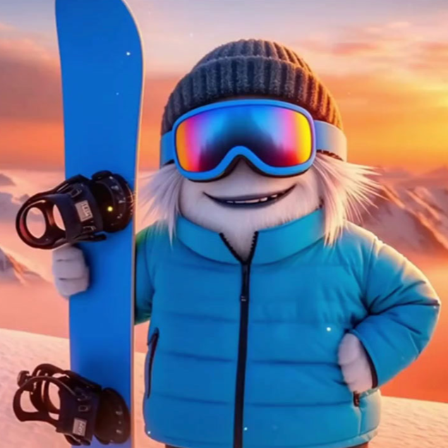 Shiver, the snowboarding Yeti and Typing Agent guide